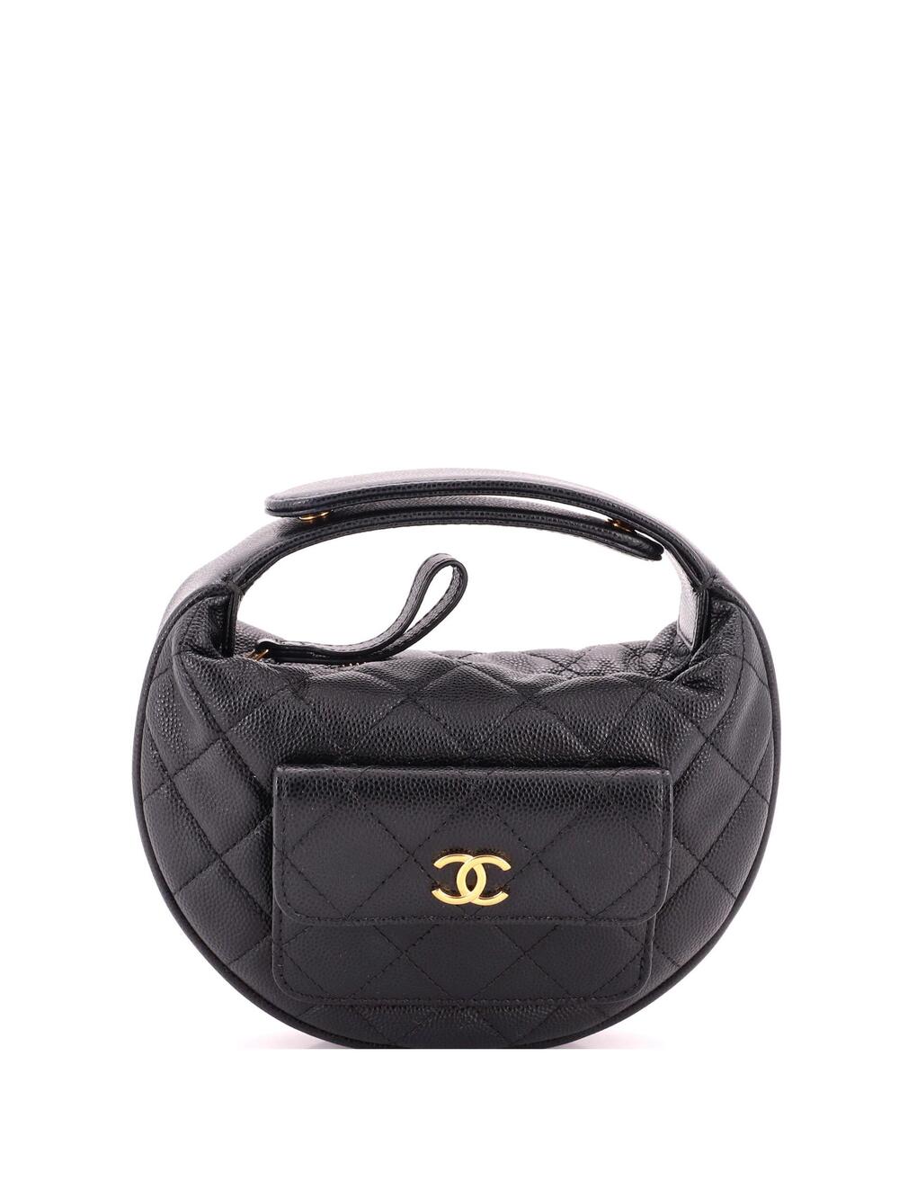 Chanel Polly Pocket Pouch Hobo Quilted #350843C40B